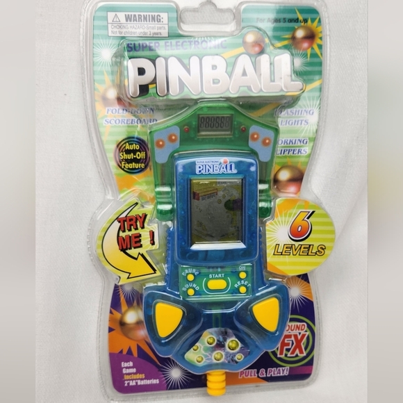 Super Electronic Pinball Hand Held Electronic Game - Picture 1 of 3